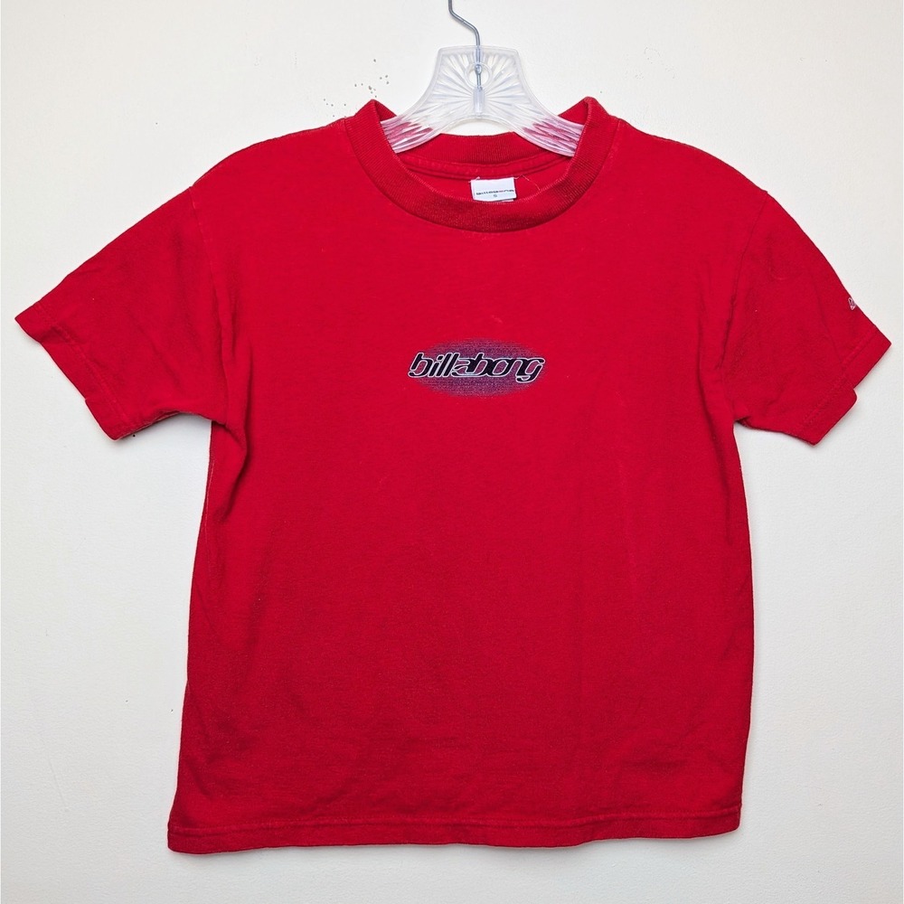 Vintage Billabong Oval Logo Surf Y2K 90s Youth Shirt Size Small